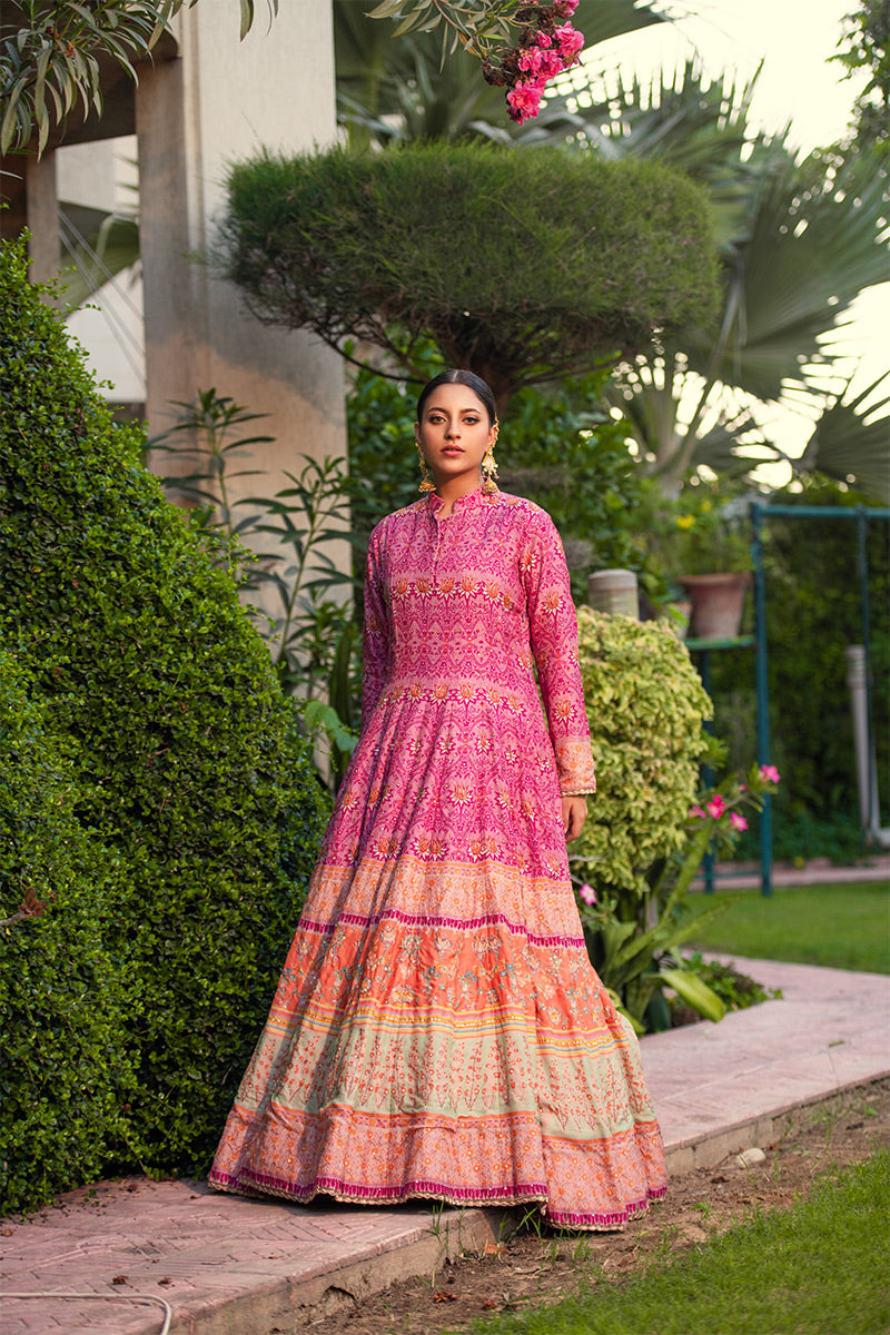 Nawal | 3 Piece Anarkali Suit