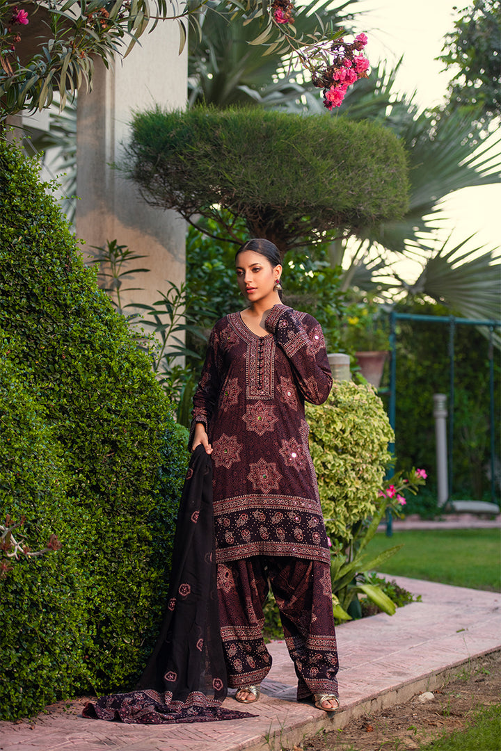 Parizad | 3 Piece Kameez Plazo Suit