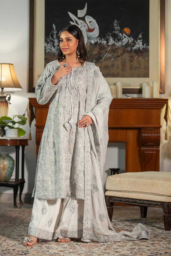 Noor-e-Mehtab | 3 Piece Kurta Plazzo Suit