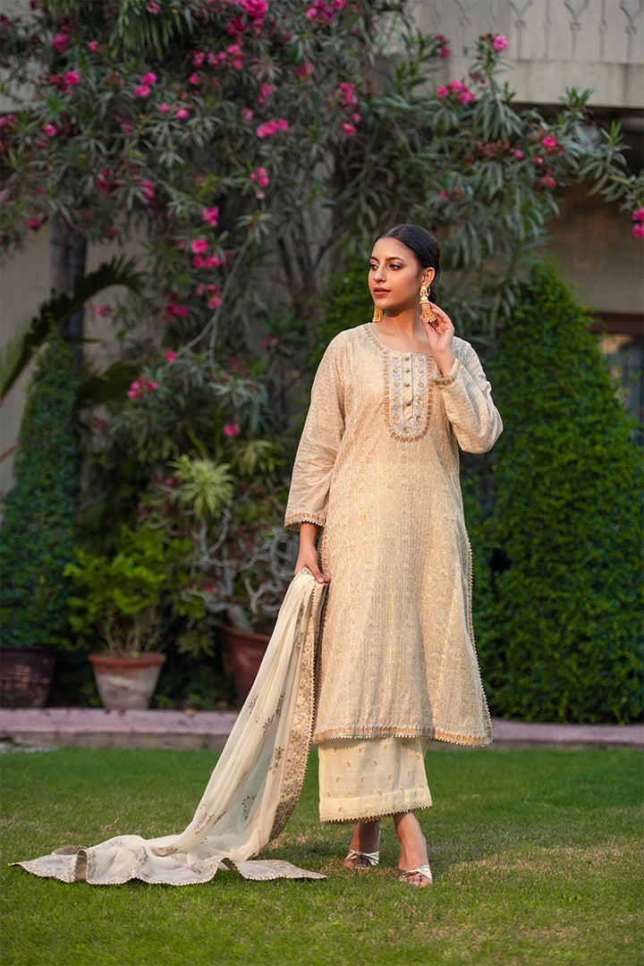 Soraya | 3 Piece Kameez Plazzo Suit