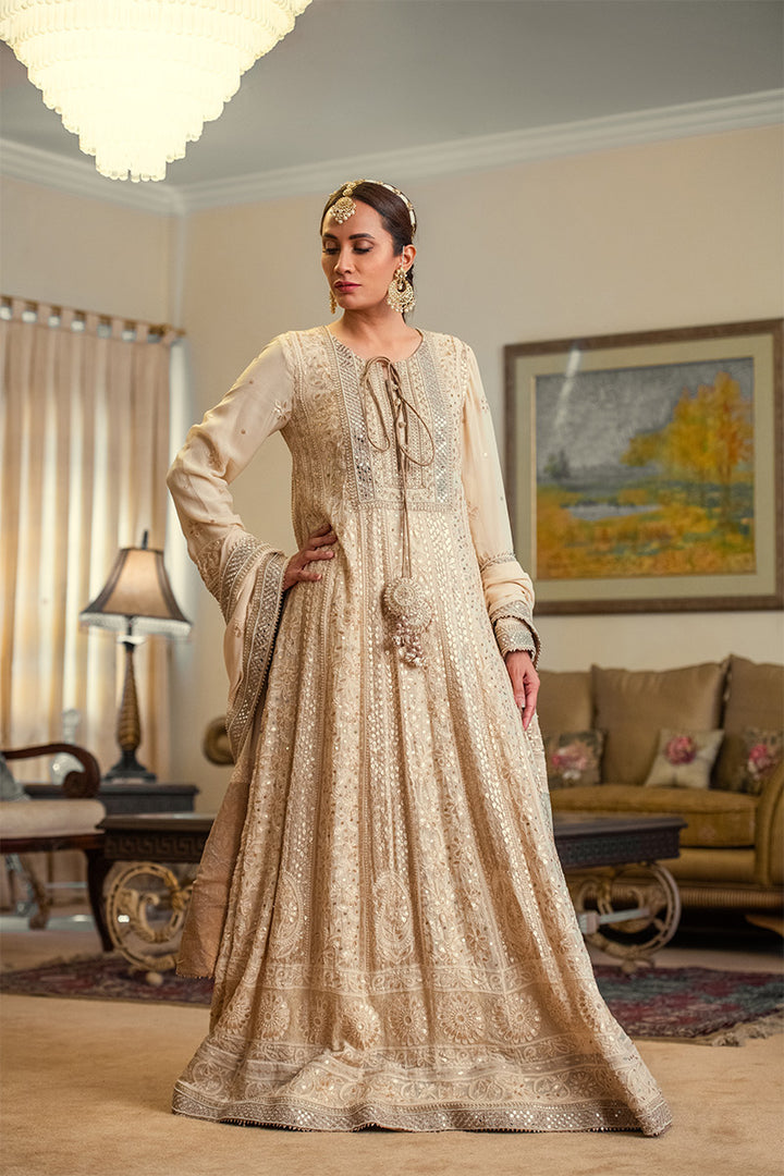 Nazli  | 3 Piece Anarkali Suit