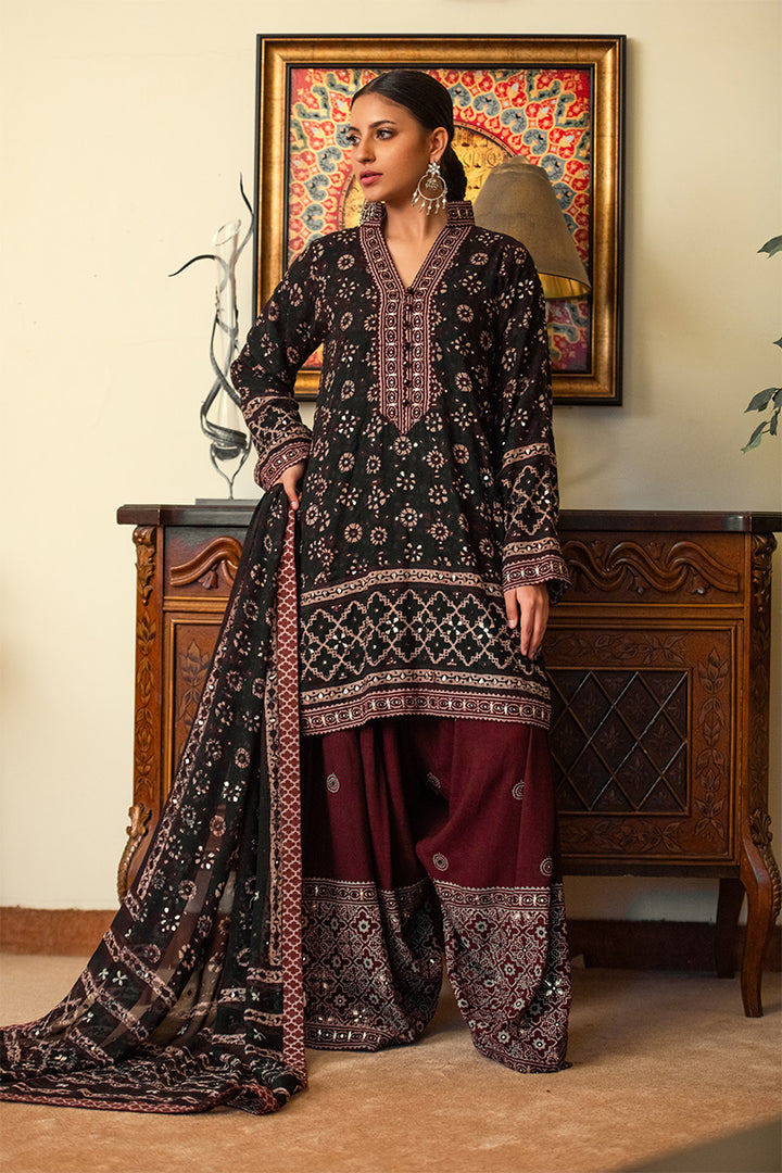 Gulpari | 3 Piece Kurta & Farshi Shalwar Suit