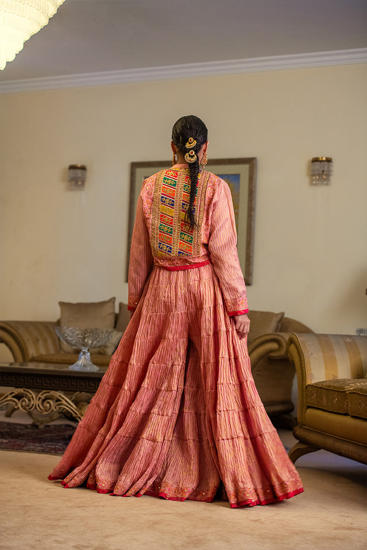 Gul-e-Rana | Lehenga Choli with a Koti