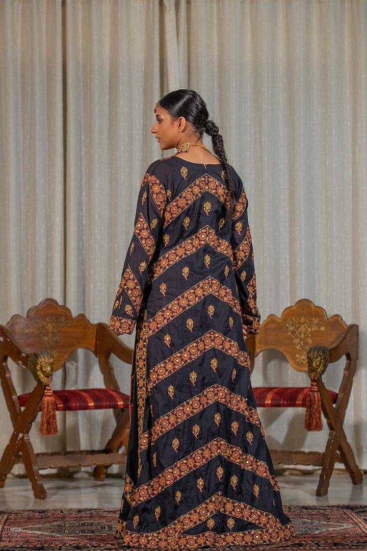 Gulmohar | 3 Piece Long Coat Suit