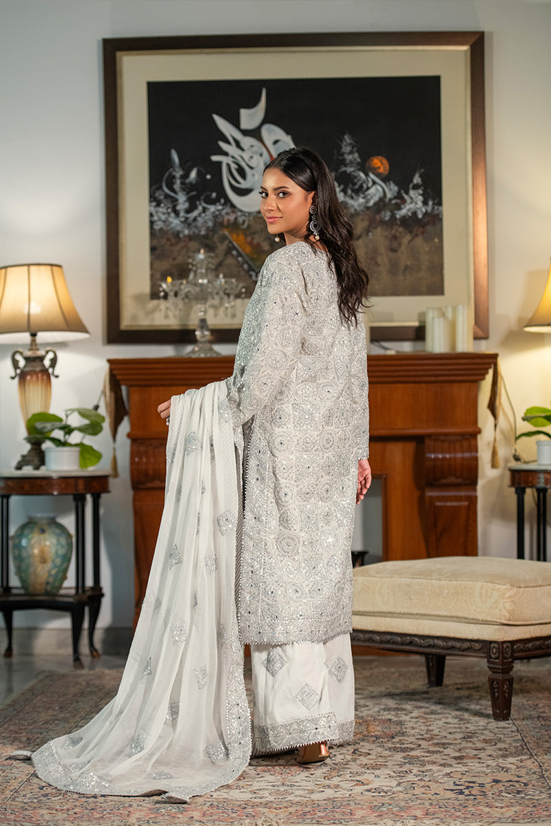 Noor-e-Mehtab | 3 Piece Kurta Plazzo Suit