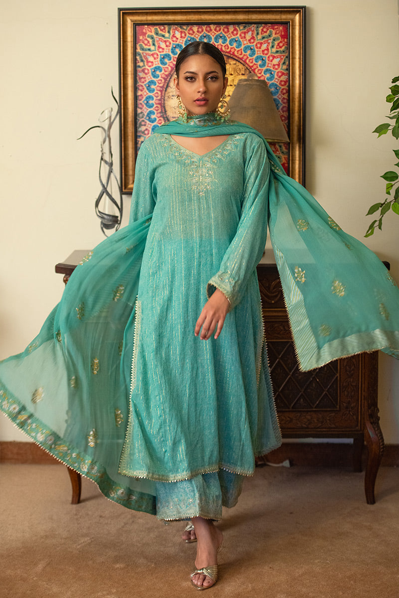 Feroza | 3 Piece Plazzo Suit
