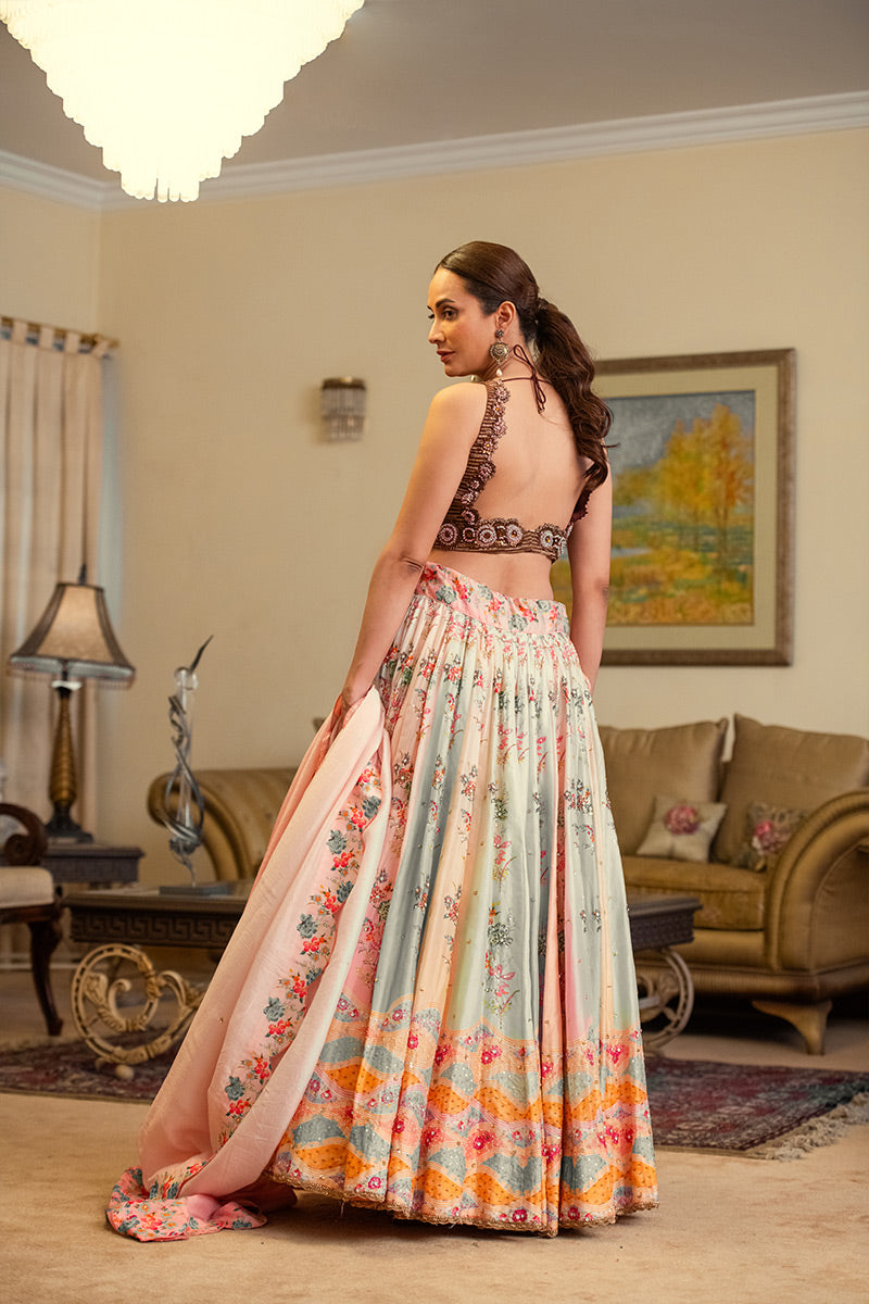 Gulbadan | 3 Piece Lehnga Choli