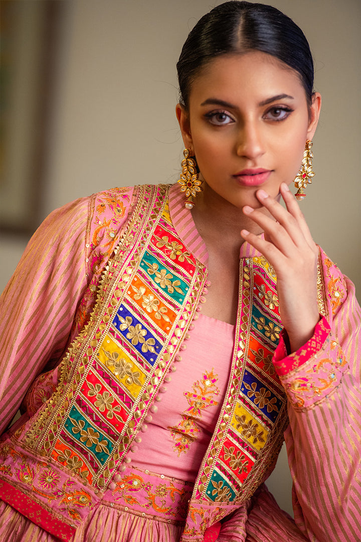 Gul-e-Rana | Lehenga Choli with a Koti