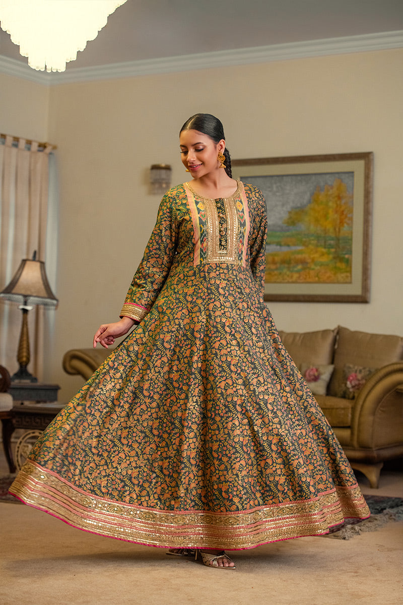 Hooriya | 3 Piece Anarkali Suit