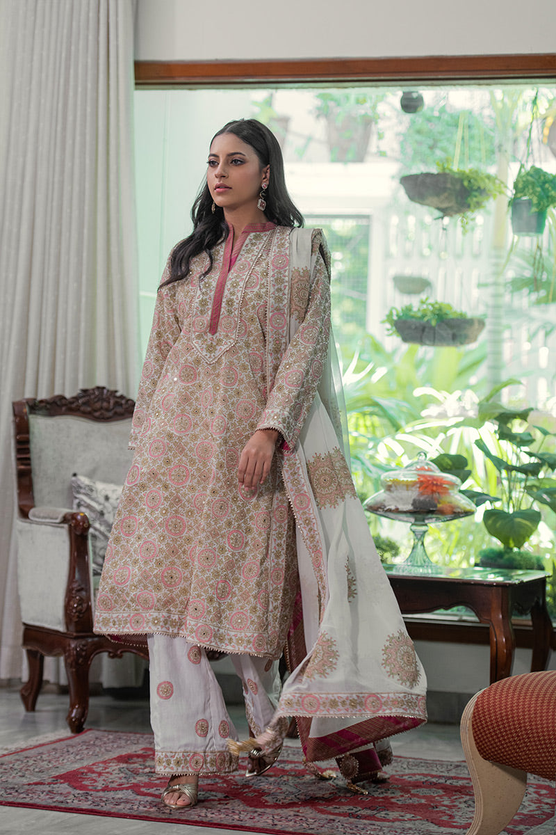 Gulrukh | 3 Piece Kurta Plazzo Suit