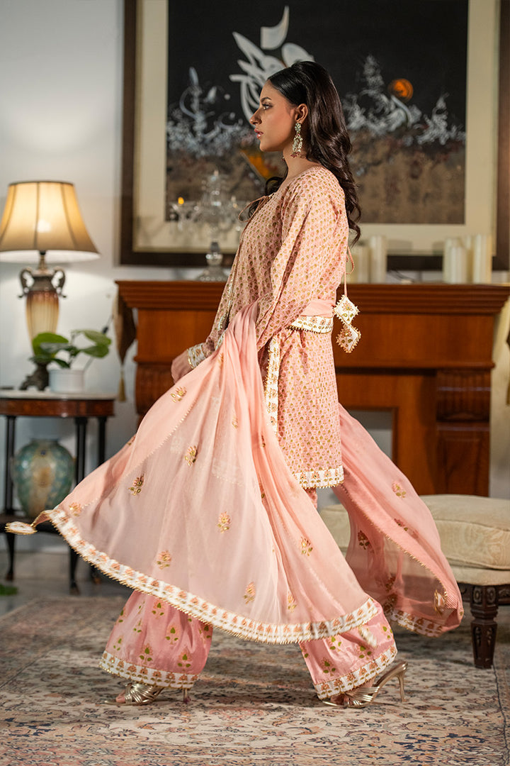 Gulbahar | 3 Piece Kurta and Farshi Shalwar Suit