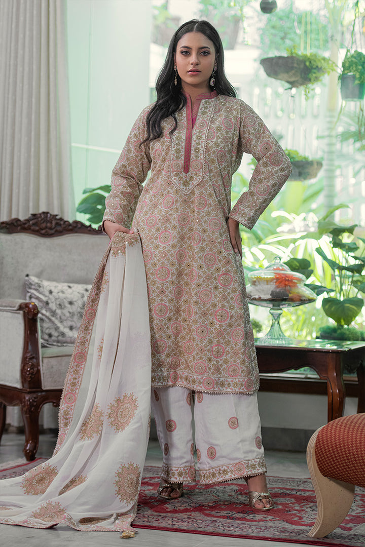 Gulrukh | 3 Piece Kurta Plazzo Suit