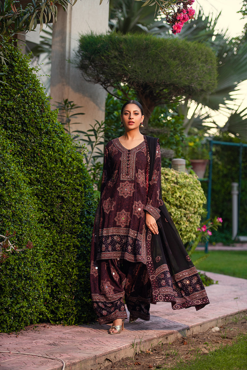 Parizad | 3 Piece Kameez Plazo Suit