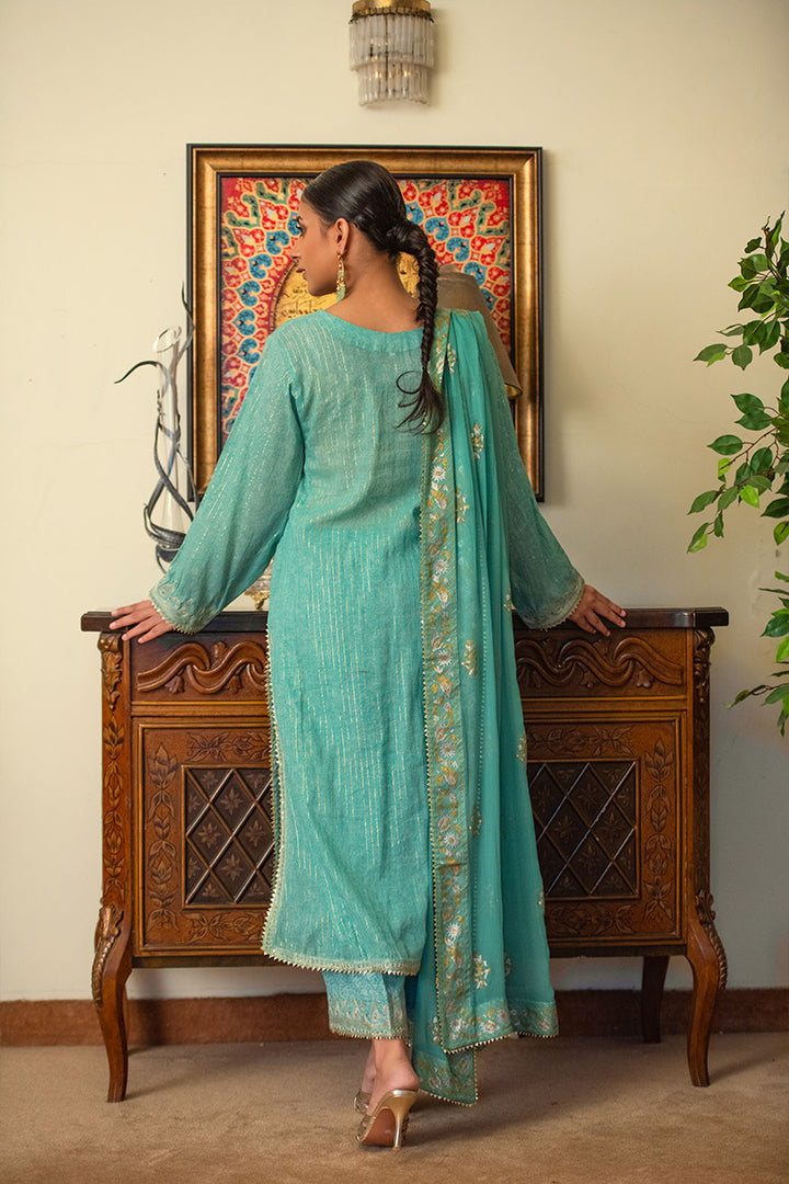 Feroza | 3 Piece Plazzo Suit