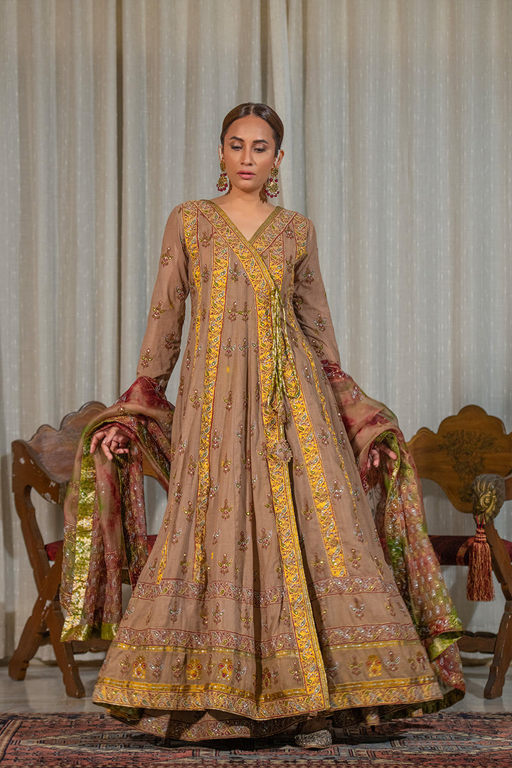 Kasturi | 3 Piece Angarkha Suit