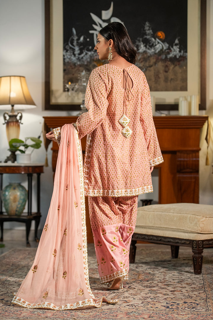 Gulbahar | 3 Piece Kurta and Farshi Shalwar Suit