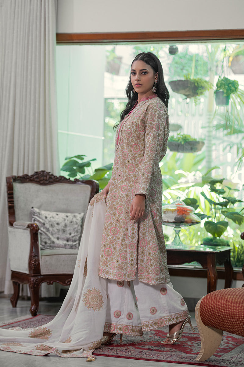 Gulrukh | 3 Piece Kurta Plazzo Suit