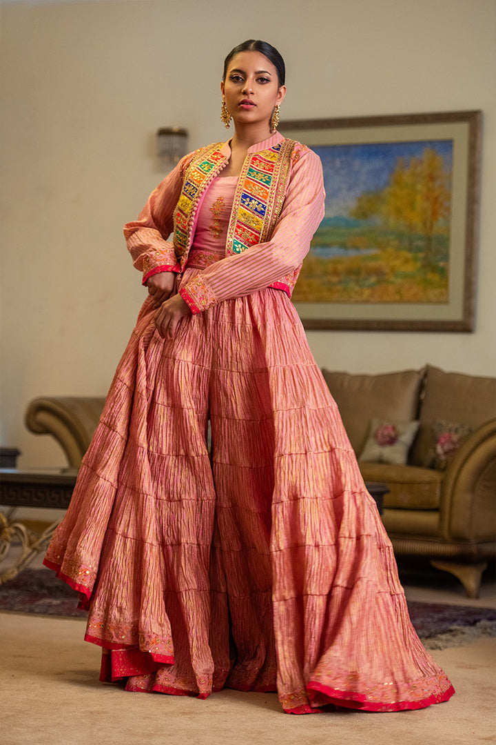 Gul-e-Rana | Lehenga Choli with a Koti