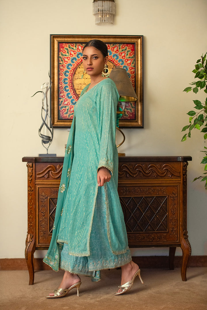Feroza | 3 Piece Plazzo Suit