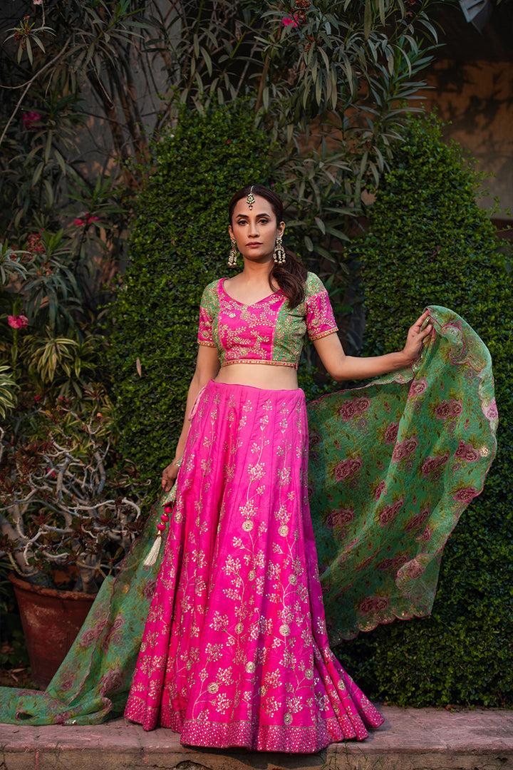 Jahan-bano | 3 Piece Lehnga Choli