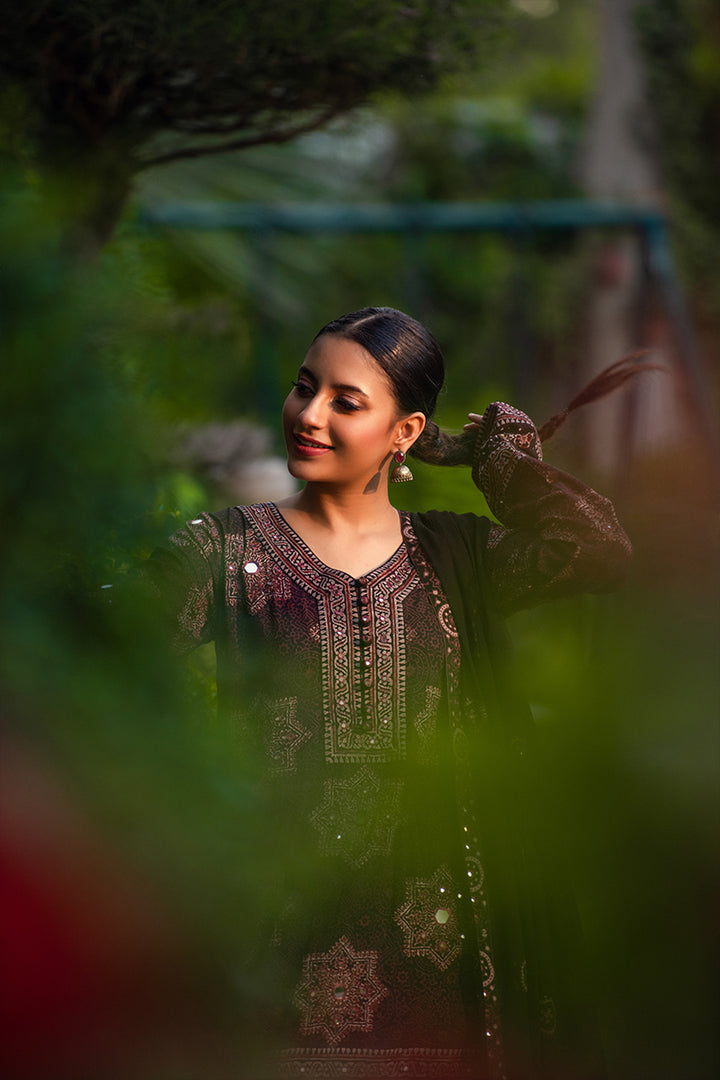 Parizad | 3 Piece Kameez Plazo Suit