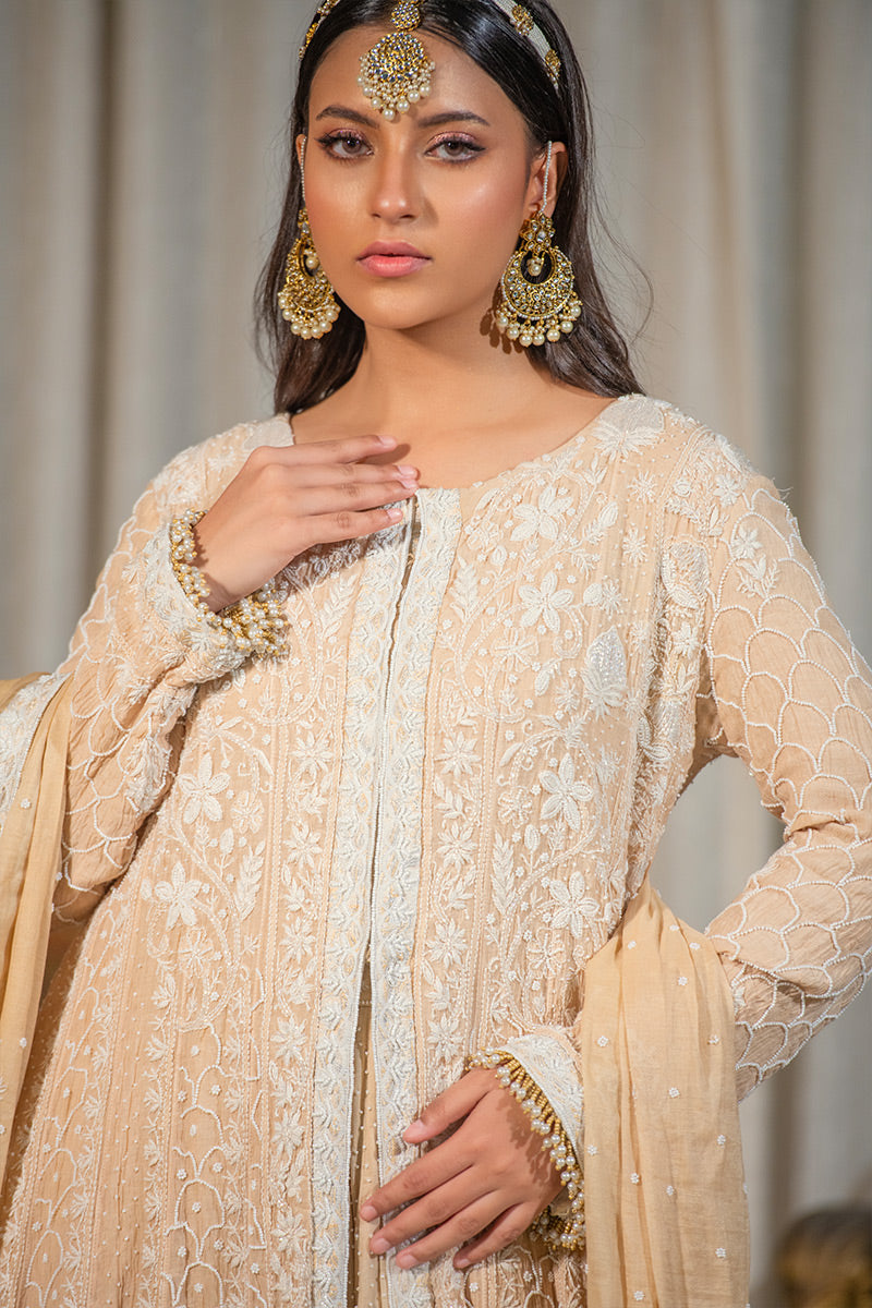 Roshni  | 3 Piece Anarkali & Dhaka Suit