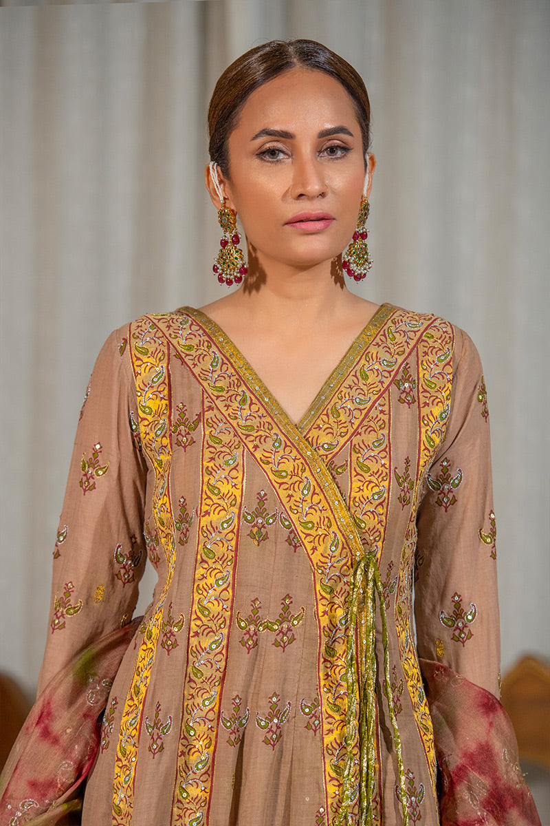 Kasturi | 3 Piece Angarkha Suit