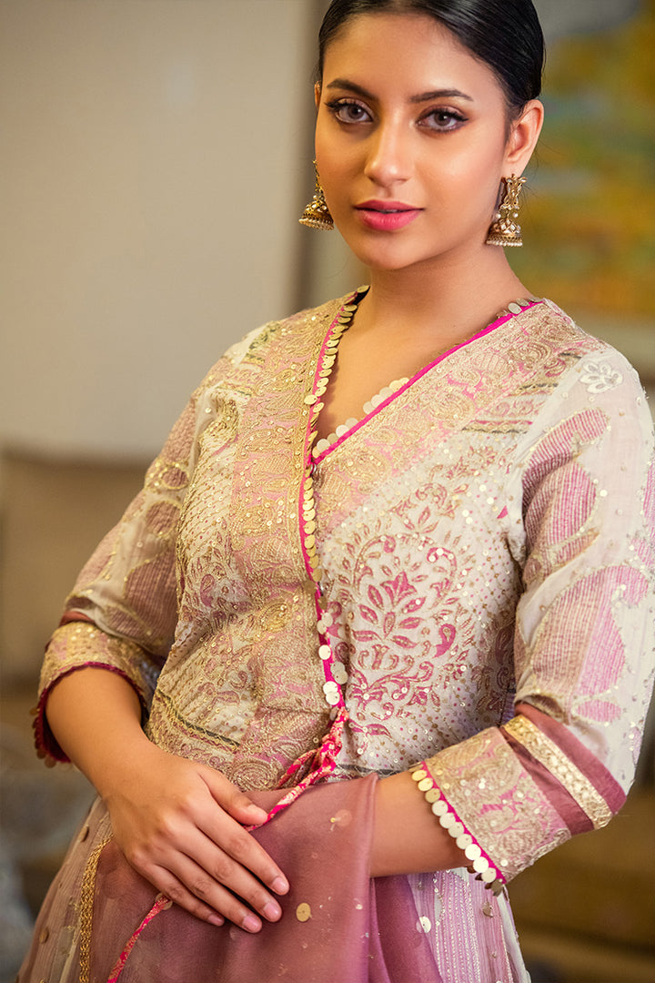 Sanam  | 4 Piece Anarkali Suit