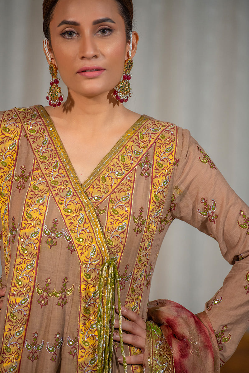 Kasturi | 3 Piece Angarkha Suit