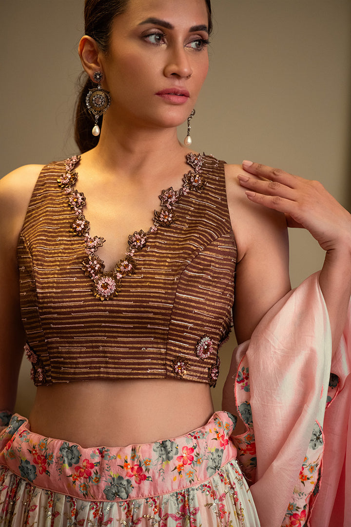 Gulbadan | 3 Piece Lehnga Choli
