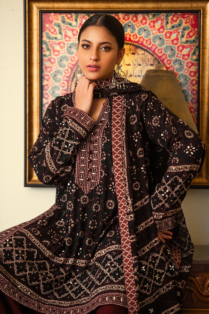 Gulpari | 3 Piece Kurta & Farshi Shalwar Suit