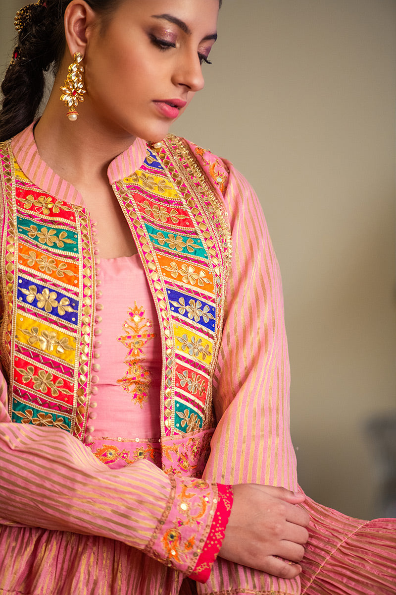 Gul-e-Rana | Lehenga Choli with a Koti
