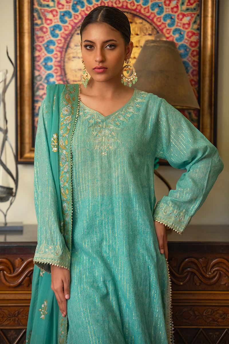 Feroza | 3 Piece Plazzo Suit
